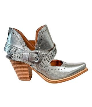 Fiona Ankle Boot in Silver-Shoes-Ave Shops-Motis & Co Boutique, Women's Fashion Boutique in Carthage, Missouri