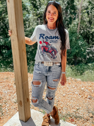 Roam Free Western Graphic Tee-Graphic Tees-RC-Motis & Co Boutique, Women's Fashion Boutique in Carthage, Missouri