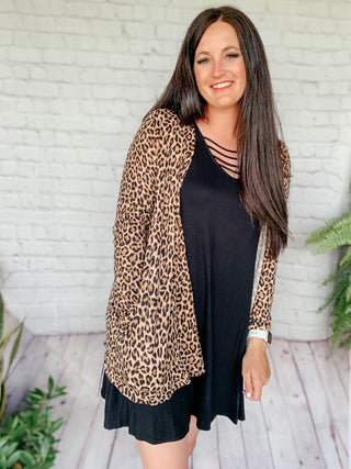 Liz Leopard Print Cardigan-Cardigans-MOTIS-Motis & Co Boutique, Women's Fashion Boutique in Carthage, Missouri