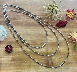 Authentic Graduated Sterling Silver Pearl Necklace | The Rio-Necklaces-Bijoux-Motis & Co Boutique, Women's Fashion Boutique in Carthage, Missouri