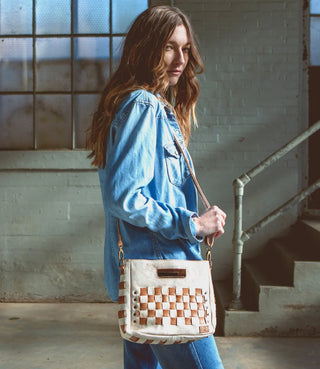 Keiki Woven Leather Handbag by Bed|Stu-Handbags-Bedstu-Motis & Co Boutique, Women's Fashion Boutique in Carthage, Missouri