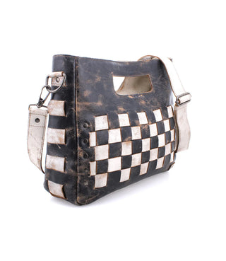 Orchid Woven Leather Black Lux Nectar Crossbody Bag - Bed|Stu-Handbags-Bedstu-Motis & Co Boutique, Women's Fashion Boutique in Carthage, Missouri