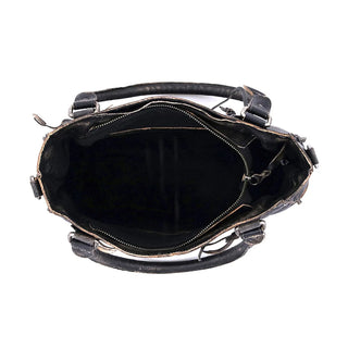 Rockababy Black Leather Handbag by Bed|Stu-Handbags-Bedstu-Motis & Co Boutique, Women's Fashion Boutique in Carthage, Missouri