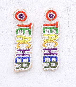 Teacher Beaded Earrings-Earrings-rc-Motis & Co Boutique, Women's Fashion Boutique in Carthage, Missouri