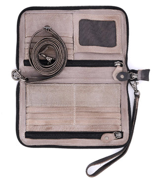 Templeton II Leather 3 in 1 Wallet - Rustic Black-Handbags-Bedstu-Motis & Co Boutique, Women's Fashion Boutique in Carthage, Missouri