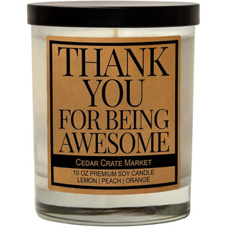 Thank You For Being Awesome Conversation Soy Candle-Candles-Motis & CO-Motis & Co Boutique, Women's Fashion Boutique in Carthage, Missouri