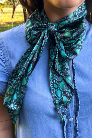 Cowgirl Cluster Latigo Scarf-Scarf-sterling kreek-Motis & Co Boutique, Women's Fashion Boutique in Carthage, Missouri