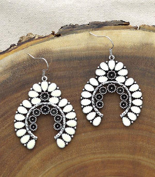 Rico Squash Blossom Earrings FINAL SALE-Earrings-YK TRADING-Motis & Co Boutique, Women's Fashion Boutique in Carthage, Missouri