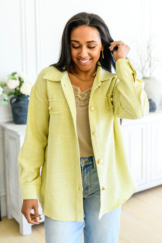 Daydreams Shacket in Yellow-Coats & Jackets-Ave-Motis & Co Boutique, Women's Fashion Boutique in Carthage, Missouri