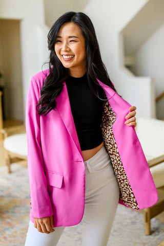 Every Day Hot Pink Blazer-Blazers-Ave-Motis & Co Boutique, Women's Fashion Boutique in Carthage, Missouri