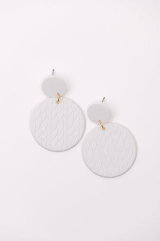 Falling Petals Earrings in Cream-Earrings-Ave-Motis & Co Boutique, Women's Fashion Boutique in Carthage, Missouri