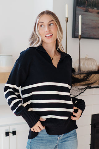 From Here On Out Striped Sweater-Sweaters-Ave-Motis & Co Boutique, Women's Fashion Boutique in Carthage, Missouri