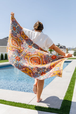 Luxury Beach Towel in Boho Medallions-Towels-Ave-Motis & Co Boutique, Women's Fashion Boutique in Carthage, Missouri