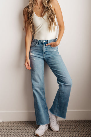 Hope High Rise Wide Leg Jeans-Jeans-Ave-Motis & Co Boutique, Women's Fashion Boutique in Carthage, Missouri