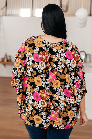 Take Another Chance Floral Print Top-Short Sleeves-Ave-Motis & Co Boutique, Women's Fashion Boutique in Carthage, Missouri