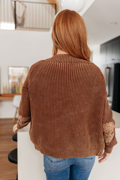 That I Can Work With Grandpa Cardigan Brown