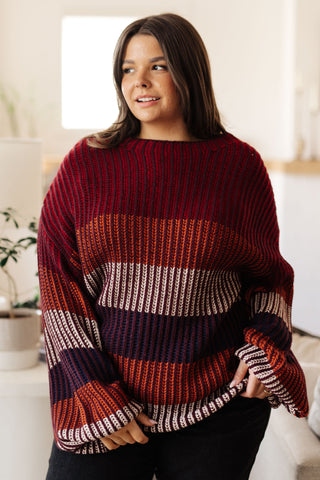 World of Wonder Striped Sweater-Sweaters-Ave-Motis & Co Boutique, Women's Fashion Boutique in Carthage, Missouri