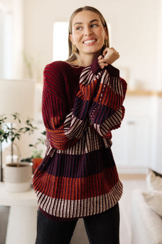 World of Wonder Striped Sweater-Sweaters-Ave-Motis & Co Boutique, Women's Fashion Boutique in Carthage, Missouri