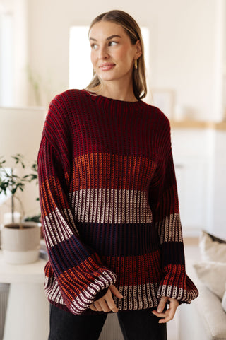 World of Wonder Striped Sweater-Sweaters-Ave-Motis & Co Boutique, Women's Fashion Boutique in Carthage, Missouri