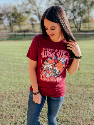 Wild West Cowboys Tee-Graphic Tees-L&B Life-Motis & Co Boutique, Women's Fashion Boutique in Carthage, Missouri