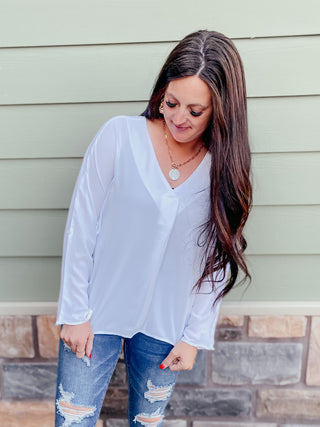 Reese Long Sleeve Blouse-Long Sleeves-Dear Lover-Motis & Co Boutique, Women's Fashion Boutique in Carthage, Missouri