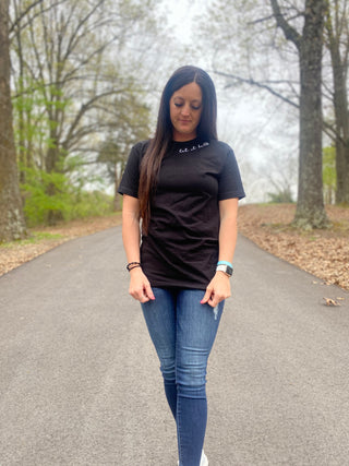Let It Be Graphic Tee-Graphic Tees-Southern Leopard Clothing-Motis & Co Boutique, Women's Fashion Boutique in Carthage, Missouri