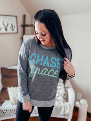 Chase Grace Pullover Sweatshirt-Pullovers-Prickly Pear Tx-Motis & Co Boutique, Women's Fashion Boutique in Carthage, Missouri