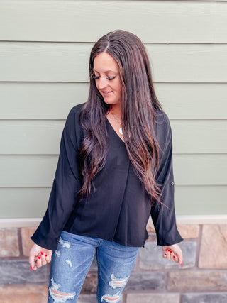 Reese Long Sleeve Blouse-Long Sleeves-Dear Lover-Motis & Co Boutique, Women's Fashion Boutique in Carthage, Missouri