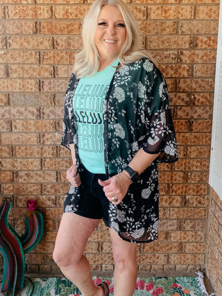 Graham Black Denim Shorts-Shorts-Zenana-Motis & Co Boutique, Women's Fashion Boutique in Carthage, Missouri