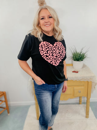 Leela Rebel Heart Tee-Graphic Tees-FOX & OWL-Motis & Co Boutique, Women's Fashion Boutique in Carthage, Missouri