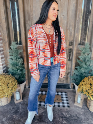 Breaking Free Western Print Jacket-Womens-Ave-Motis & Co Boutique, Women's Fashion Boutique in Carthage, Missouri