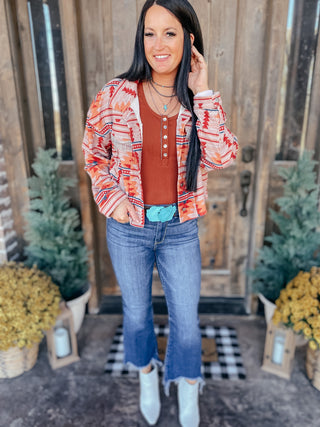 Breaking Free Western Print Jacket-Womens-Ave-Motis & Co Boutique, Women's Fashion Boutique in Carthage, Missouri