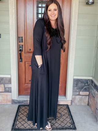 Tori Black Maxi Dress-Dresses-hemish-Motis & Co Boutique, Women's Fashion Boutique in Carthage, Missouri