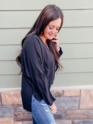 Reese Long Sleeve Blouse-Long Sleeves-Dear Lover-Motis & Co Boutique, Women's Fashion Boutique in Carthage, Missouri